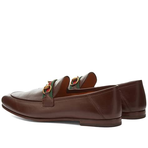 gucci brixton brown|gucci brixton loafer women.